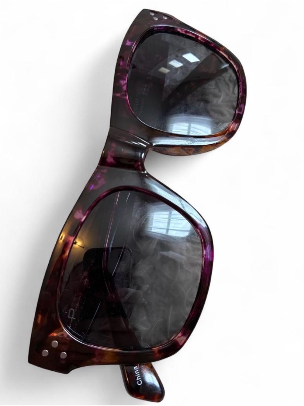 Price Revaux Purple Polarized Tortiseshell Sunglasses